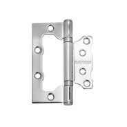 Петля накладная без врезкиАЛЛЮР 100х75 2BB CP БЛИСТЕР 2.5мм хром  2 шт  ...УЗК 1045