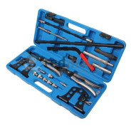 Рассухариватель клапанов сборный в комплекте со щипцами для маслосъемных колпачков, 26пр. в кейсе  ...Rock FORCE RF-62125