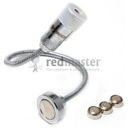 Фонарик светодиодный на гибкой магнитной подставке 1LED  ...Forsage F-68602