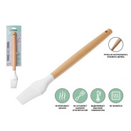 Кисточка силиконовая, Village, белая  PERFECTO LINEA 21-273813