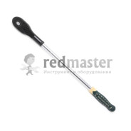 Трещотка реверсивная удлиненная с резиновой ручкой 3/4(24зуб., L-760мм)  ...Rock FORCE RF-8026760