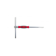 Вороток Т-образный с прорезиненой поворотной рукояткой 1/4"(L-290 мм.)  ...Forsage F-1565