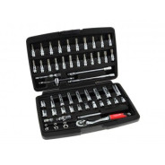 Набор инструмента 1/4" 25GW  (56пр.) CrV  TVARDY Tvardy T00104