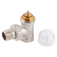 Кран вентильный для радиатора 1/2" угловой под термоголову  ...AV Engineering AVE298112