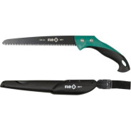 Пила по дереву садовая 240мм с кобурой  FLO 28611