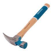 Молоток-гвоздодер, 680 г, угол 75, магнит, обрезиненная рукоятка AMERICAN HICKORY  ...Gross 10425