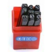 Набор клейм цифры  6mm (9шт)  GEKO G01810