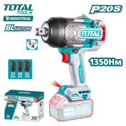 Гайковерт ,3/4'' , 1800 об.мин, 1350 Нм,  20В, БЕЗ АКБ,  TOTAL TIWLI201351