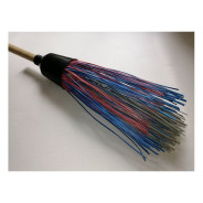 Метла полипропиленовая круглая 5-кольцевая с черенком 48см  ...ЛИДЕР 1203618804759