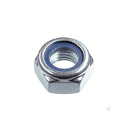 Гайка М4 со стопорным кольцом, цинк, DIN 985 (100 шт в зип-локе)  ...STARFIX SMZ1-50732-100