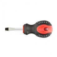 Отвертка Fusion, SL5.0 х 38 mm, CrV, 3-х компонентная рукоятка "anti slip"  ...Matrix 11402