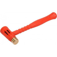 Молоток безинерционный с латунным наконечником 300гр.  YATO YT-46190