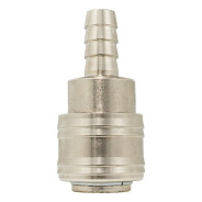 Быстроразъем пневматический с клапаном  "елочка" 10мм  ...FORCEKRAFT FK-SE1-4SH