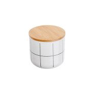 Банка для сыпучих продуктов керамическая. 500 мл. Bella  PERFECTO LINEA 34-150010