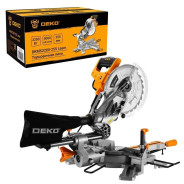 Пила торцовочная 2200Вт, 255х25.4мм, DEKO DKMS2200-255 LaserDeko 063-4218