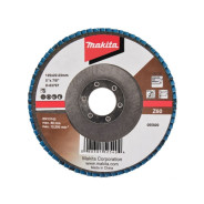 Круг лепестковый шлифовальный 125x22.23 мм, Z60, стекловолокно, угловой  ...MAKITA D-63797