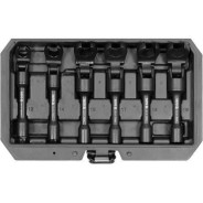 Ключи разрезные с шарниром 3/8" 12, 14, 16, 17, 18, 19 mm. 40Cr/CrV, HRC 43-47 (набор 6шт)  ...YATO YT-01440