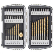 Набор бит и свёрл, магнитный адаптер, CrV, в пласт. боксе, 40 шт.  ...Matrix 11322