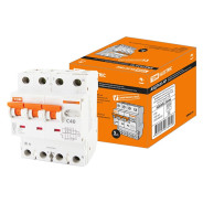 Дифференциальный автомат селективного типа 63S 4P C40 100мА  ...TDM SQ0202-0046