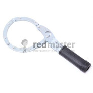 Съемник масляного фильтра шарнирный с прорезиненной рукояткой (диаметр 70-95мм)  ...KINGTUL KT-63995B