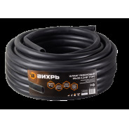 Шланг резиновый армированный, 25 х 32 - 1,0 - ВГ., чёрный ТЭП Вихрь 25м...ВИХРЬ 73/7/2/36