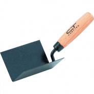 Кельма угловая, 110 х 75 х 75 мм, стальная, для внутренних углов, буковая ручка  ...Сибртех 86309