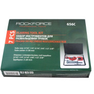 Набор инструментов для развальцовки и резки трубок 7пр.  ...Rock FORCE RF-656C