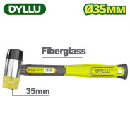 Киянка резиновая 35мм  DYLLU DTHM7305