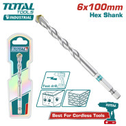 Сверло по бетону 6х100мм  TOTAL TAC280610