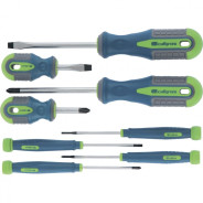 Набор отверток универсальный, CrV, трехкомпонентные рукоятки, 8 предметов  ...Сибртех 13375