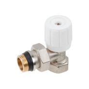 Кран вентильный для радиатора 1/2" угловой с ручкой  AV Engineering AVE394012