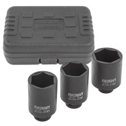 Головки ударные глубокие, набор 3пр., 1/2" 6гр. (34-41мм)  FORCEKRAFT FK-4035-5MPB