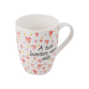 Кружка керамическая, 360 мл, LOVESTORY  PERFECTO LINEA 30-825517