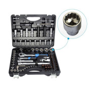 Набор инструментов 94+6 пр. Premium 1/4" 1/2 (12 гр.) 1/2" (17, 19, 21 мм.-6 гр.)  ...Forsage F-4941-9 PREMIUM