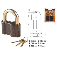 Замок навесной 80 mm MASTER  STARTUL ST9090-80