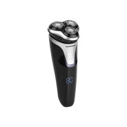 Бритва электрическая (Li-ion аккум. 80 мин, роторная, триммер, IPX6, USB-шнур)  ...NORMANN AMS-763