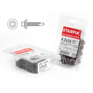 Саморез кровельный 5.5х51 mm цинк, шайба с прокладкой, PT3 (40 шт.)  ...STARFIX SMP2-81129-40