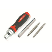 Отвертка реверсивная 7пр. PH, SL  Toptul GAAR0402