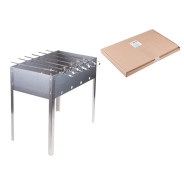 Мангал сборный "Эконом" с шампурами в г/карт.кор.  PERFECTO LINEA 47-750063