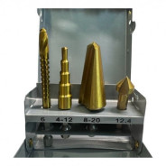 Сверла по металлу специальные, HSS 4241, набор 4 предмета  H-D HD-44705