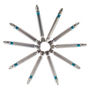 Набор бит PH2х70, сталь S2, шестигранный профиль, 10 шт.  Gross 11378