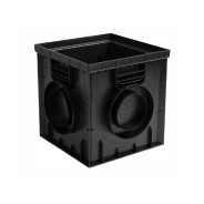 Дождеприемник пластиковый 300х300 (черный) РБ  ecoteck ДИ23405000