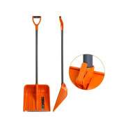 Лопата снеговая пластм. 400х400мм со стальн.черенком  METSA ()  ...STARTUL ST9055-1