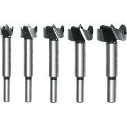 Сверла Форстнера по дереву 15, 20, 25, 30, 35mm (набор 5пр.) VOREL 22551