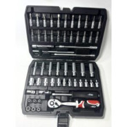 Набор инструмента  1/4" (56пр.) CrV  H-D HD-14501