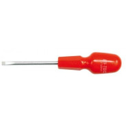 Отвёртка плоская 5.0х200мм CrV "HI-TEC"  VOREL 61080