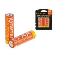 Батарейка AA LR6 1.5V alkaline 4шт  ЮПИТЕР JP2201
