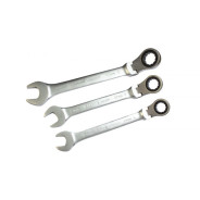 Ключ комбинированный трещоточный с шарниром 27мм  Patron P-75727F