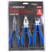 Набор шарнирно-губцевого инструмента 3пр. 6''-150мм(бокорезы, плоскогубцы, утконосы), в блистере  ...Forsage F-5034B