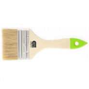 Кисть плоская 75 мм, натуральная щетина, деревянная ручка  ...Сибртех 82265